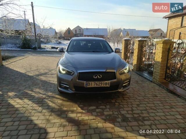 Серый Инфинити Q50, объемом двигателя 1.99 л и пробегом 66 тыс. км за 17000 $, фото 8 на Automoto.ua