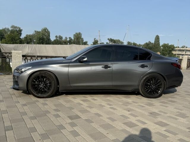Сірий Інфініті Q50, об'ємом двигуна 3 л та пробігом 75 тис. км за 18500 $, фото 1 на Automoto.ua