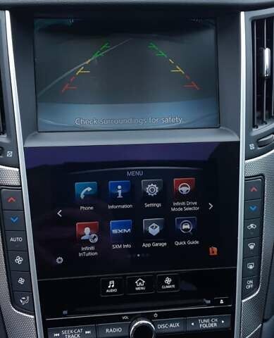 Серый Инфинити Q50, объемом двигателя 3 л и пробегом 86 тыс. км за 16250 $, фото 25 на Automoto.ua