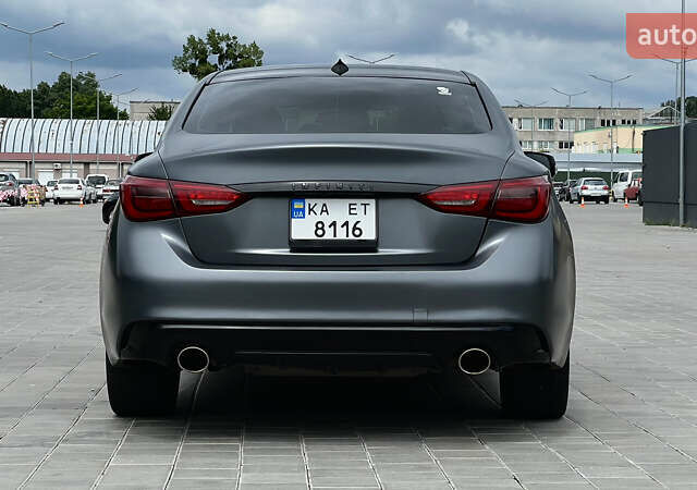 Серый Инфинити Q50, объемом двигателя 1.99 л и пробегом 180 тыс. км за 17700 $, фото 5 на Automoto.ua