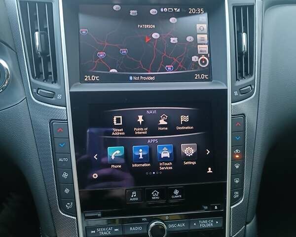 Сірий Інфініті Q50, об'ємом двигуна 3 л та пробігом 52 тис. км за 19500 $, фото 15 на Automoto.ua