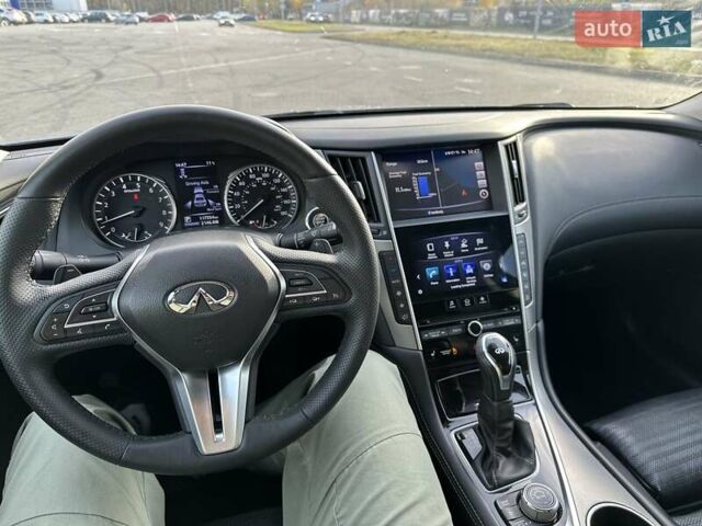 Серый Инфинити Q50, объемом двигателя 3 л и пробегом 118 тыс. км за 22800 $, фото 16 на Automoto.ua
