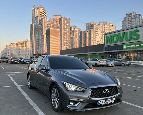 Серый Инфинити Q50, объемом двигателя 1.99 л и пробегом 120 тыс. км за 14500 $, фото 11 на Automoto.ua