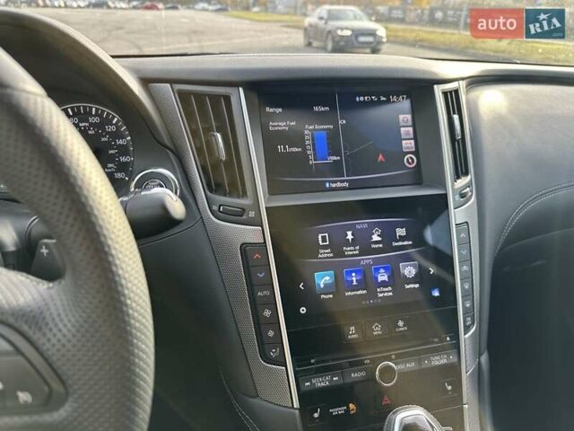 Серый Инфинити Q50, объемом двигателя 3 л и пробегом 118 тыс. км за 22800 $, фото 17 на Automoto.ua