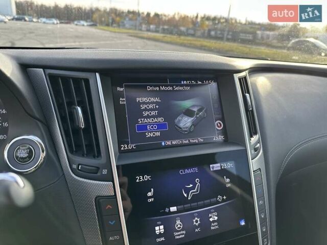 Серый Инфинити Q50, объемом двигателя 3 л и пробегом 118 тыс. км за 22800 $, фото 19 на Automoto.ua