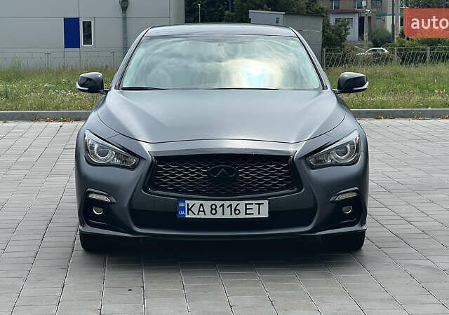 Серый Инфинити Q50, объемом двигателя 1.99 л и пробегом 180 тыс. км за 17700 $, фото 1 на Automoto.ua