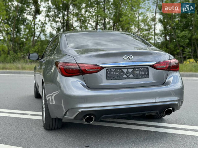 Сірий Інфініті Q50, об'ємом двигуна 3 л та пробігом 108 тис. км за 17777 $, фото 13 на Automoto.ua