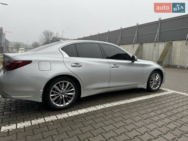 Серый Инфинити Q50, объемом двигателя 3 л и пробегом 54 тыс. км за 16900 $, фото 11 на Automoto.ua