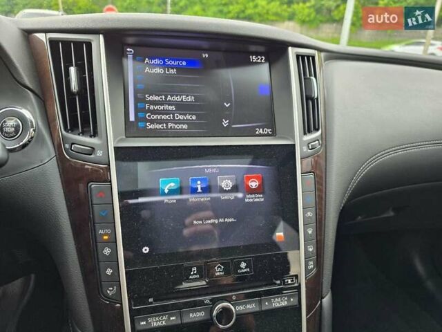 Серый Инфинити Q50, объемом двигателя 3 л и пробегом 178 тыс. км за 14300 $, фото 12 на Automoto.ua