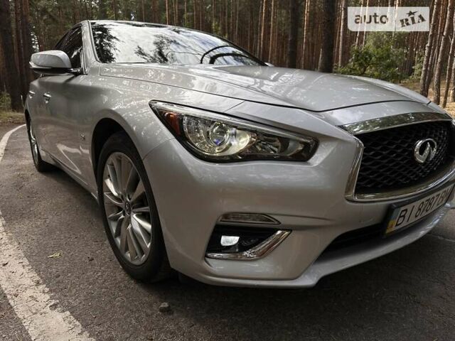 Сірий Інфініті Q50, об'ємом двигуна 3 л та пробігом 41 тис. км за 19999 $, фото 3 на Automoto.ua