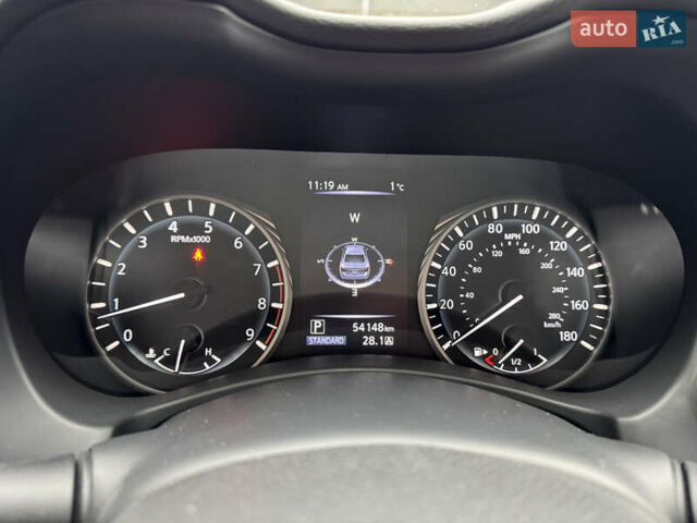 Серый Инфинити Q50, объемом двигателя 3 л и пробегом 54 тыс. км за 16900 $, фото 23 на Automoto.ua