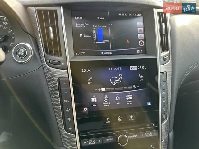 Серый Инфинити Q50, объемом двигателя 3 л и пробегом 118 тыс. км за 22800 $, фото 18 на Automoto.ua