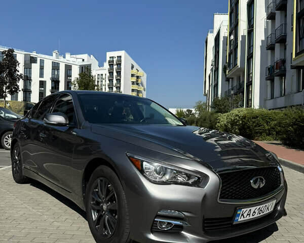 Серый Инфинити Q50, объемом двигателя 1.99 л и пробегом 198 тыс. км за 15600 $, фото 1 на Automoto.ua