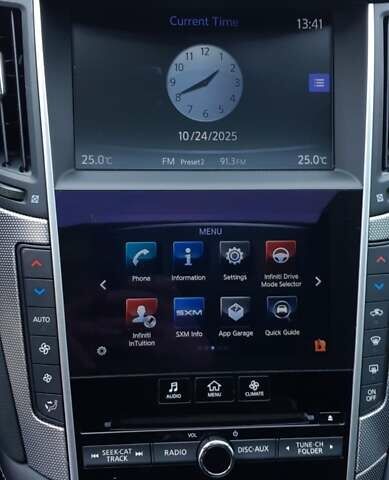 Серый Инфинити Q50, объемом двигателя 3 л и пробегом 86 тыс. км за 16250 $, фото 24 на Automoto.ua