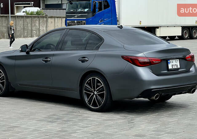 Серый Инфинити Q50, объемом двигателя 1.99 л и пробегом 180 тыс. км за 17700 $, фото 6 на Automoto.ua