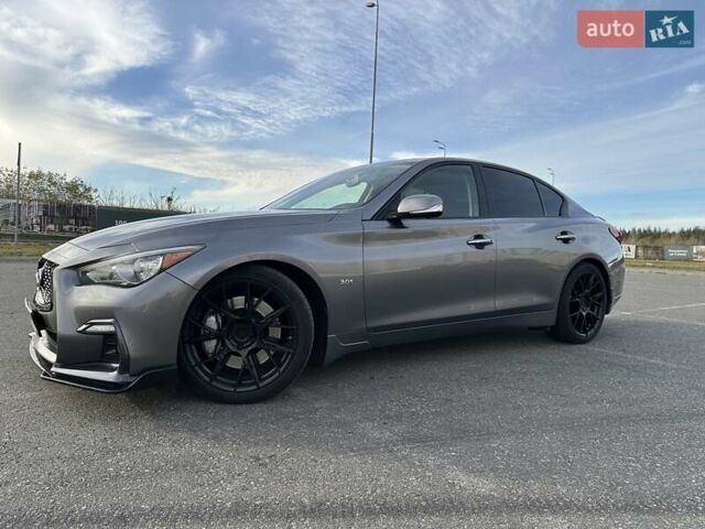 Серый Инфинити Q50, объемом двигателя 3 л и пробегом 118 тыс. км за 22800 $, фото 4 на Automoto.ua