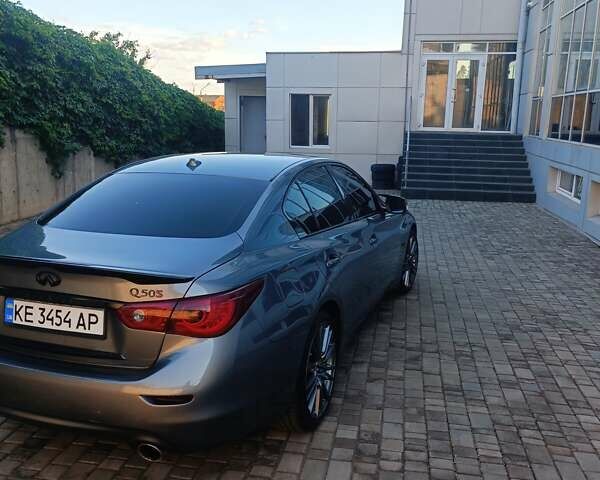 Сірий Інфініті Q50, об'ємом двигуна 3 л та пробігом 52 тис. км за 19500 $, фото 7 на Automoto.ua