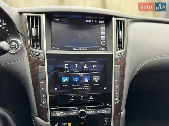 Серый Инфинити Q50, объемом двигателя 3 л и пробегом 54 тыс. км за 16900 $, фото 25 на Automoto.ua