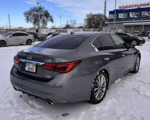 Сірий Інфініті Q50, об'ємом двигуна 1.99 л та пробігом 149 тис. км за 14400 $, фото 5 на Automoto.ua