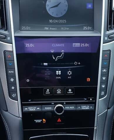 Серый Инфинити Q50, объемом двигателя 3 л и пробегом 86 тыс. км за 16250 $, фото 27 на Automoto.ua