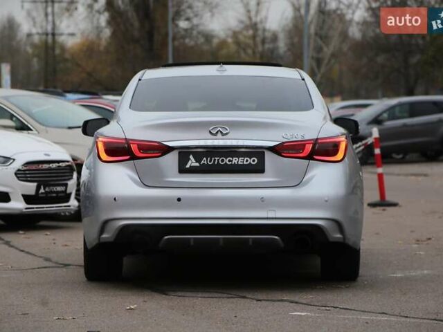 Серый Инфинити Q50, объемом двигателя 3 л и пробегом 60 тыс. км за 16900 $, фото 5 на Automoto.ua