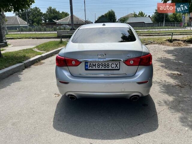Серый Инфинити Q50, объемом двигателя 1.99 л и пробегом 143 тыс. км за 14799 $, фото 10 на Automoto.ua