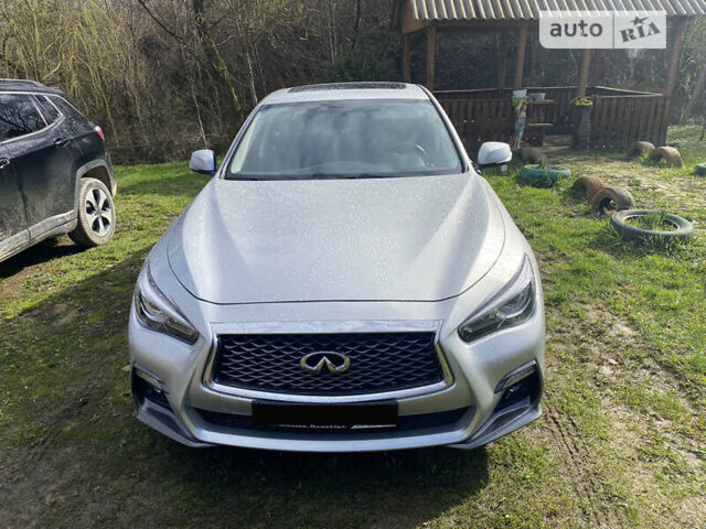 Сірий Інфініті Q50, об'ємом двигуна 3 л та пробігом 78 тис. км за 17000 $, фото 20 на Automoto.ua