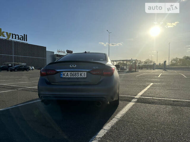 Серый Инфинити Q50, объемом двигателя 3 л и пробегом 111 тыс. км за 17500 $, фото 3 на Automoto.ua