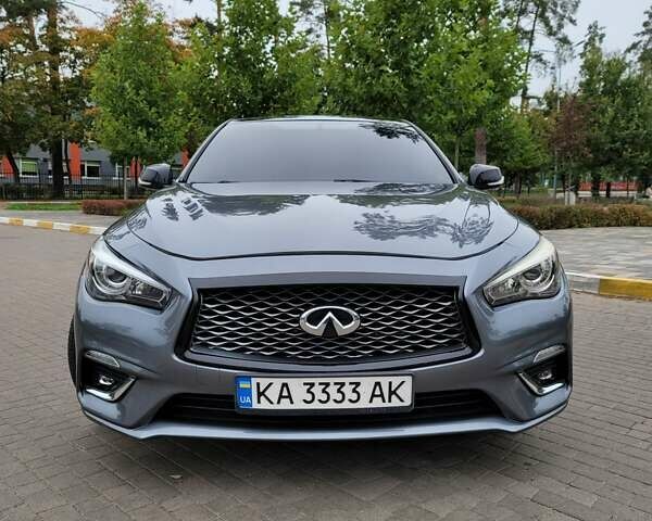 Сірий Інфініті Q50, об'ємом двигуна 3 л та пробігом 129 тис. км за 18500 $, фото 9 на Automoto.ua