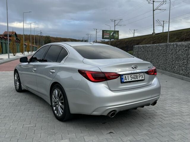 Сірий Інфініті Q50, об'ємом двигуна 3 л та пробігом 148 тис. км за 14500 $, фото 2 на Automoto.ua