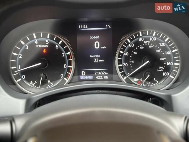 Сірий Інфініті Q50, об'ємом двигуна 3 л та пробігом 72 тис. км за 17400 $, фото 20 на Automoto.ua