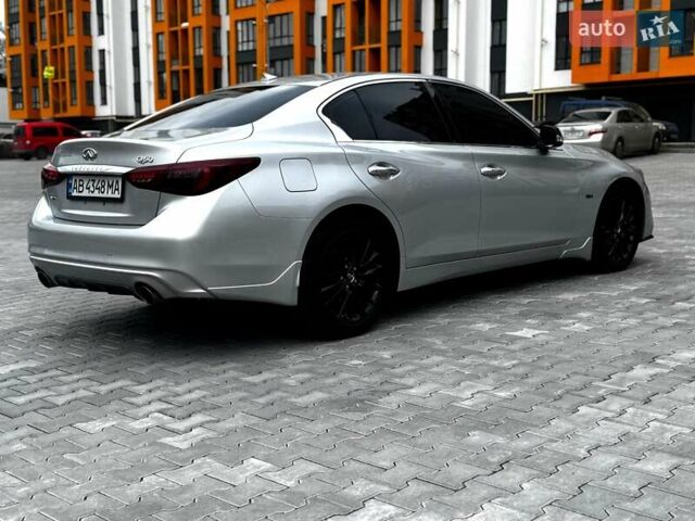 Сірий Інфініті Q50, об'ємом двигуна 3 л та пробігом 72 тис. км за 17400 $, фото 5 на Automoto.ua