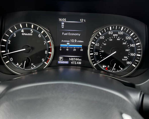 Сірий Інфініті Q50, об'ємом двигуна 3 л та пробігом 148 тис. км за 14500 $, фото 7 на Automoto.ua