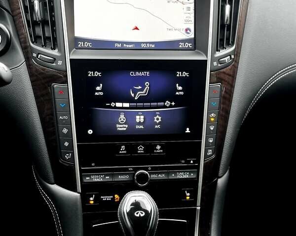 Сірий Інфініті Q50, об'ємом двигуна 3 л та пробігом 72 тис. км за 17400 $, фото 18 на Automoto.ua