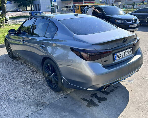 Серый Инфинити Q50, объемом двигателя 3 л и пробегом 105 тыс. км за 18900 $, фото 6 на Automoto.ua