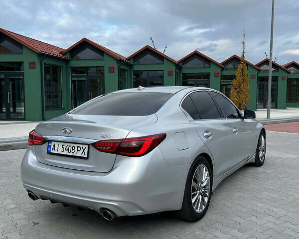 Сірий Інфініті Q50, об'ємом двигуна 3 л та пробігом 148 тис. км за 14500 $, фото 3 на Automoto.ua