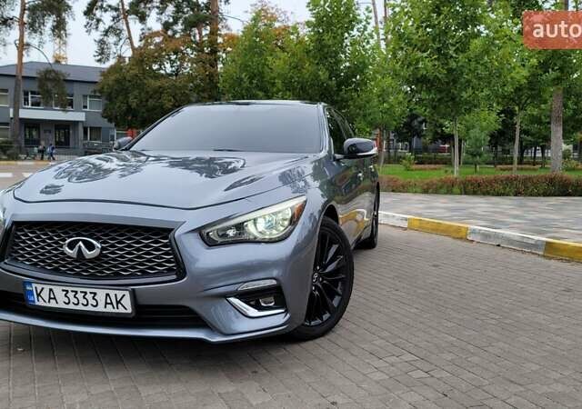 Сірий Інфініті Q50, об'ємом двигуна 3 л та пробігом 129 тис. км за 18500 $, фото 5 на Automoto.ua