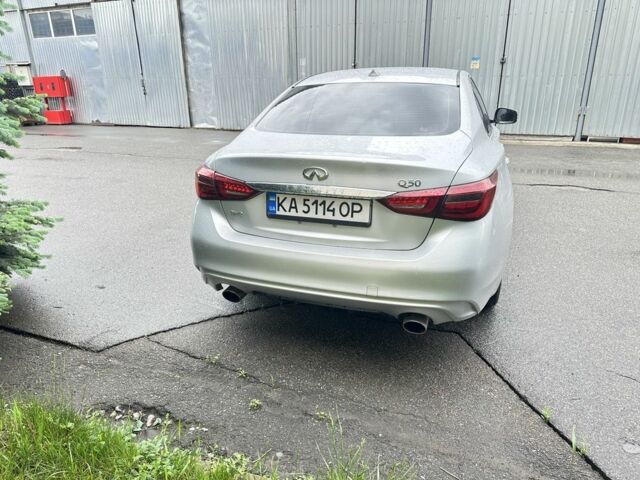 Сірий Інфініті Q50, об'ємом двигуна 3 л та пробігом 98 тис. км за 14400 $, фото 3 на Automoto.ua