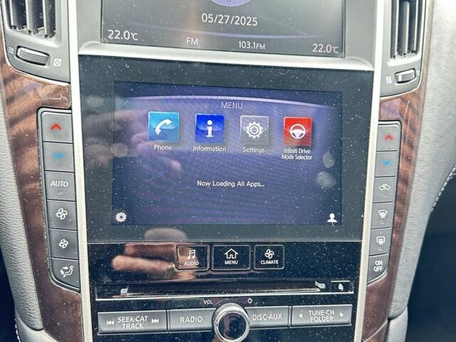 Сірий Інфініті Q50, об'ємом двигуна 3 л та пробігом 98 тис. км за 14400 $, фото 11 на Automoto.ua