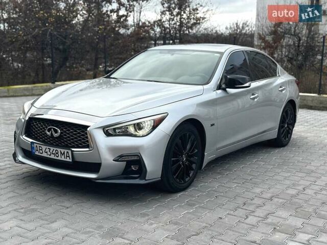 Сірий Інфініті Q50, об'ємом двигуна 3 л та пробігом 72 тис. км за 17400 $, фото 9 на Automoto.ua