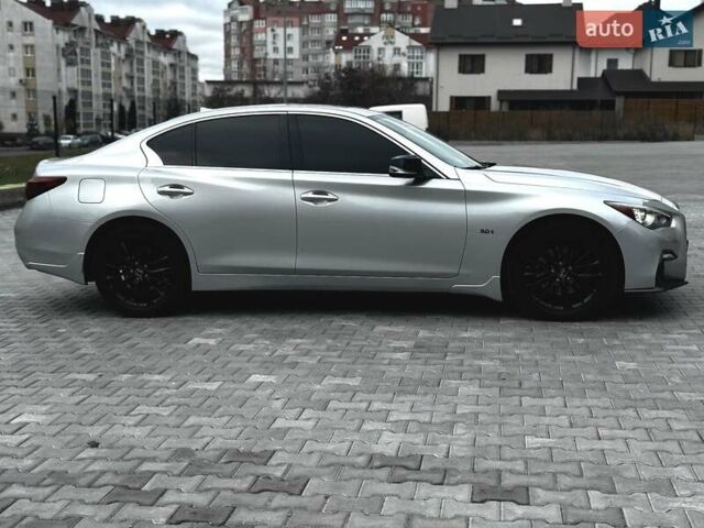 Сірий Інфініті Q50, об'ємом двигуна 3 л та пробігом 72 тис. км за 17400 $, фото 4 на Automoto.ua