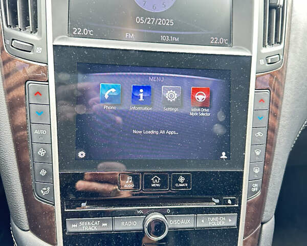 Серый Инфинити Q50, объемом двигателя 3 л и пробегом 100 тыс. км за 14800 $, фото 10 на Automoto.ua