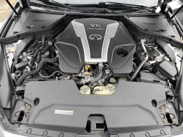 Серый Инфинити Q50, объемом двигателя 3 л и пробегом 99 тыс. км за 4300 $, фото 6 на Automoto.ua