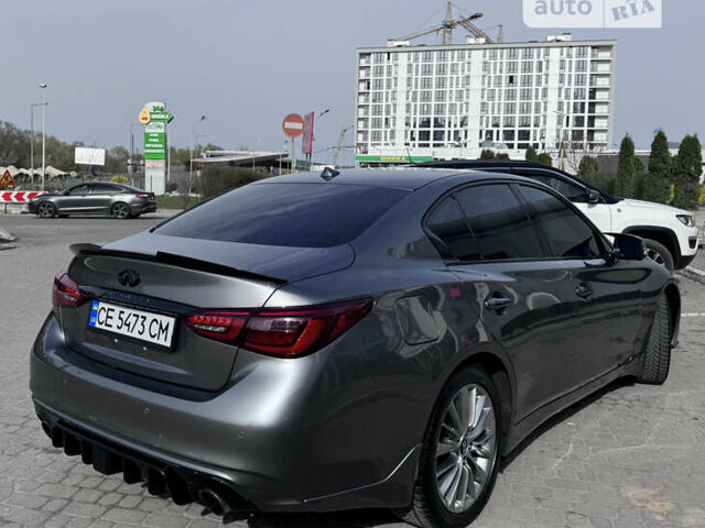 Сірий Інфініті Q50, об'ємом двигуна 3 л та пробігом 59 тис. км за 19200 $, фото 5 на Automoto.ua