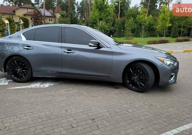 Сірий Інфініті Q50, об'ємом двигуна 3 л та пробігом 129 тис. км за 18500 $, фото 7 на Automoto.ua