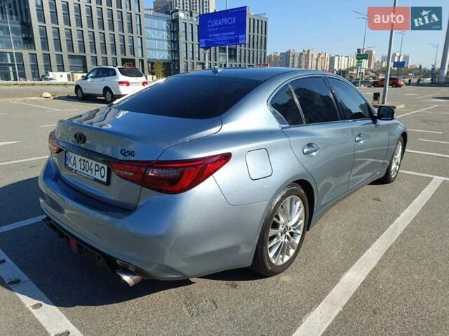 Сірий Інфініті Q50, об'ємом двигуна 3 л та пробігом 135 тис. км за 23000 $, фото 8 на Automoto.ua