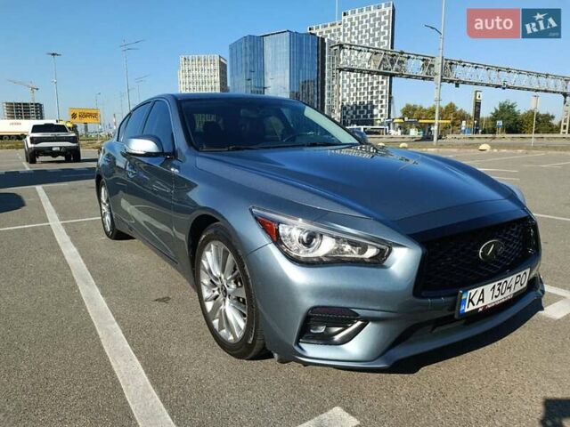 Сірий Інфініті Q50, об'ємом двигуна 3 л та пробігом 135 тис. км за 23000 $, фото 3 на Automoto.ua