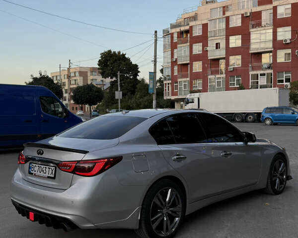 Сірий Інфініті Q50, об'ємом двигуна 3 л та пробігом 59 тис. км за 23000 $, фото 6 на Automoto.ua