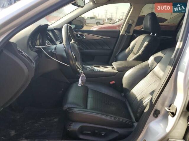 Серый Инфинити Q50, объемом двигателя 3 л и пробегом 131 тыс. км за 3900 $, фото 7 на Automoto.ua