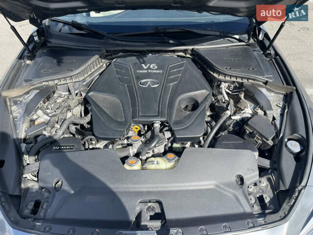 Серый Инфинити Q50, объемом двигателя 3 л и пробегом 170 тыс. км за 24000 $, фото 9 на Automoto.ua